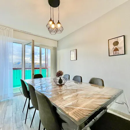 아파트 - La Cigogne - Balcon - Vue Degagee - Netflix - Wifi Fibre - Parking Gratuit - Quartier Populaire *